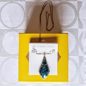 Kendra Scott Olivia Silver Long Pendant Necklace